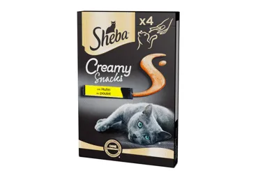 Gardums kaķiem SHEBA ar vistu 4x12g