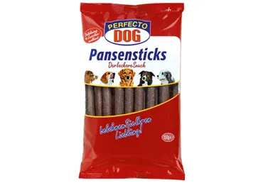 Gardums suņiem PERFECTO DOG kuņģa nūjiņas 150g