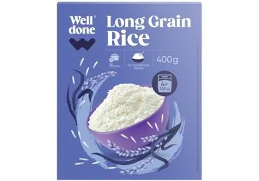 Gargraudu rīsi WELL DONE 4x100g