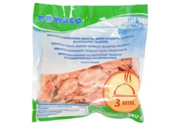 Garneles NOWACO 120+ ar čaulu vārītas 280g