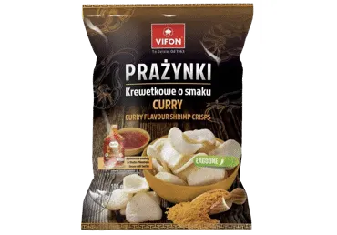 Garneļu čipsi VIFON ar karija garšu 100g