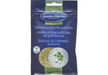 Garšaugu maisijums ar ķiplokiem Santa Maria 28g