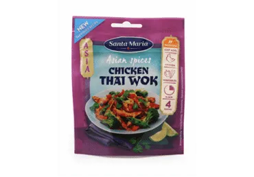 Āzijas garšviela vistas gaļas vok ēdienam 30G, Santa Maria