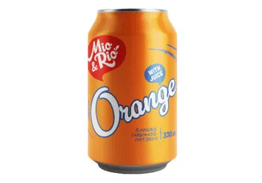 Gāz.dzēr. MIO&RIO Apelsīnu 0,33L sk. D
