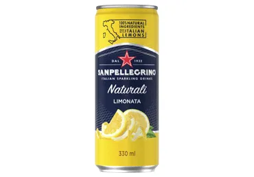 Sulas dzēriens S.PELLEGRINO Limonata Citronu, gāzēts, bundžā, 0.33l(DEP)