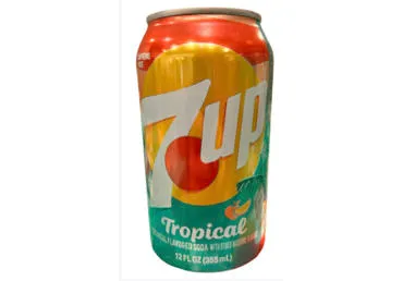 Gāzēts dzēriens 7UP Tropical Case 0,355L D