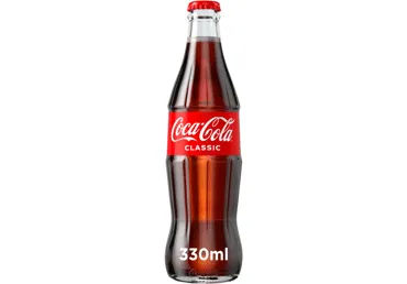 Gāzēts dzēriens COCA-COLA 0,33L stikls D