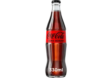 Gāzēts dzēriens COCA-COLA Zero stikls 0,33L D