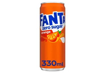 Gāzēts dzēriens FANTA Apelsīnu Zero 330ml D