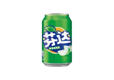 Gāzēts dzēriens FANTA Apple CN 0,33L D