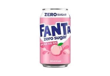 Gāzēts dzēriens FANTA Peach Zero 0,35L D