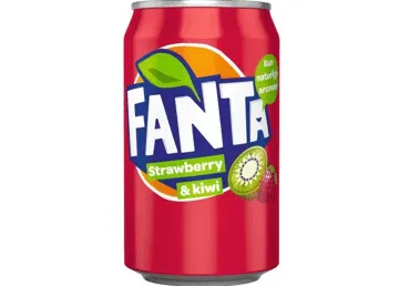 Gāzēts dzēriens FANTA Zemeņu-Kivi 0,33L D