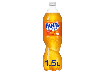 Gāzēts dzēriens FANTA Zero apelsīnu 1,5L D