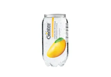 Gāzēts dzēriens GLINTER mango garša 0,35L