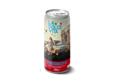 Gāzēts dzēriens LA DOLCE VITA Negroni 0,33L D