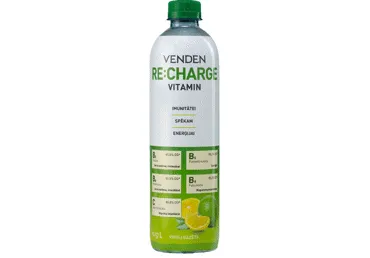 Gāzēts dzēriens VENDEN Re:Charge citronu-laima 0,57L D
