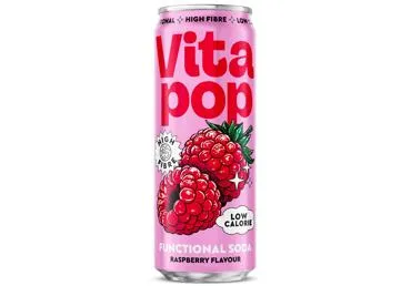 Gāzēts dzēriens VITA POP Raspberry 0,33L D
