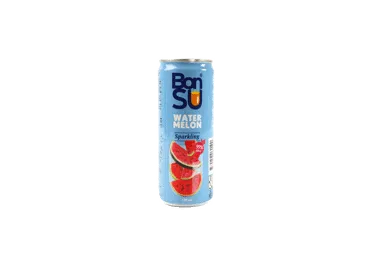 Gāzēts atspirdzinošs arbūzu sulas dzēriens BONSU, 330 ml (DEP)