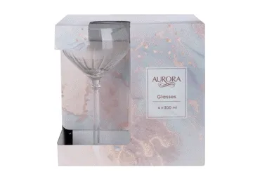 Glāzes AURORA 4gab. 300ml