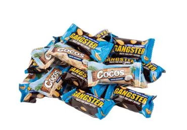 Glazētas konfektes Gangster un Cocos Mix sver.