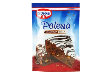 Glazūra DR. OETKER baltā ar šokolādi 100g