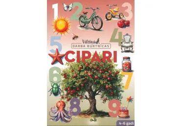 Grāmata. Cipari. Vilciņa darba burtnīcas