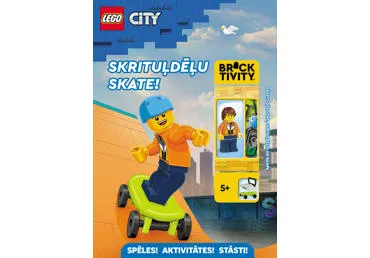 Grāmata. CITY.Skritudēļu skate!LEGO