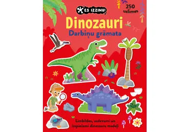 Grāmata. Es izzinu! Dinozauri. Darbiņu grāmata