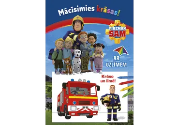 Grāmata Fireman Sam. Mācīsimies krāsas!