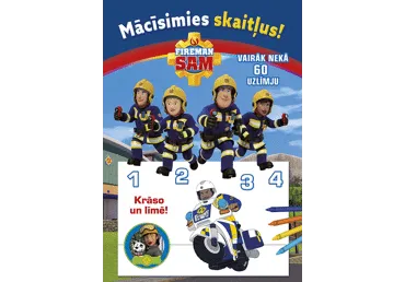 Grāmata Fireman Sam. Mācīsimies skaitļus!