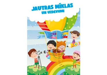 Grāmata Jautras mīklas un uzdevumi ZILA
