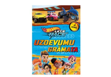 Grāmata.Hot Wheels. LET'S RACE