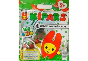 Grāmatu komplekts- Ķipars 4 uzdevumu grāmatas