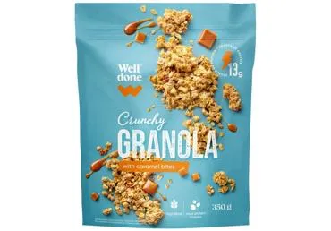 Granola ar karameli WELL DONE 350g