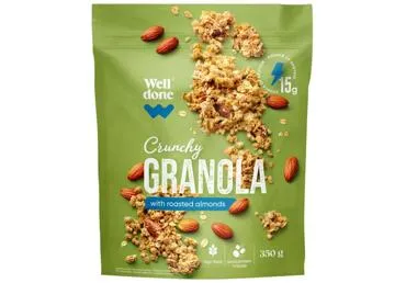 Granola ar mandelēm WELL DONE 350g
