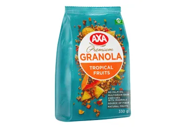 Granola ar tropiskajiem augļiem AXA 330g