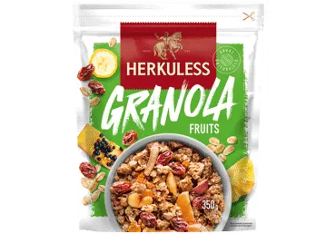 Granola HERKULESS ar augļiem 350g