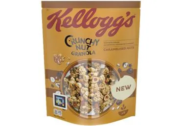 Granola KELLOGG'S ar karamelizētiem riekstiem 380g