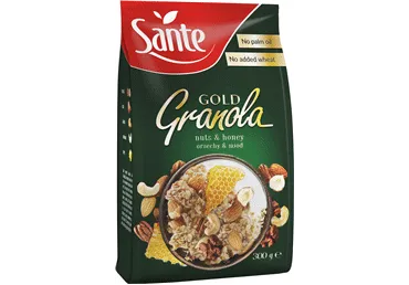 Granola SANTE Gold ar riekstiem 300g