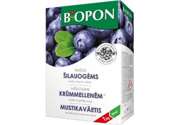 Granulēts mēslojums mellenēm BIOPON 1kg