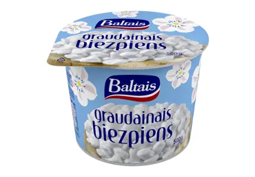 Graudainais biezpiens 7,1% 500g glāzē