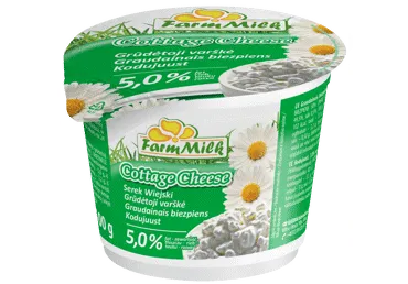 Graudainais biezpiens FARM MILK 5% 500g