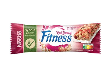 Batoniņš NESTLE Fitness ar sarkanām ogām, 23.5g