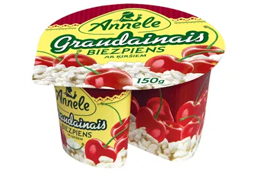 Biezpiens graudainais ar ķiršiem 150g, Annele