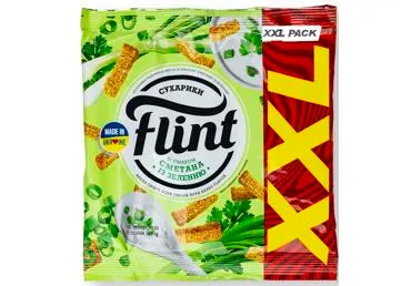 Grauzdiņi ar krējumu&zaļumiem FLINT 150g