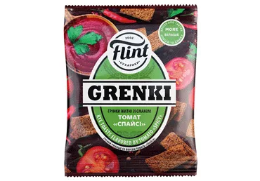 Grauzdiņi FLINT asie ar tomātu garšu 80g