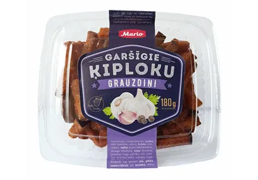 Grauzdiņi MARIO, Garšīgie, ar ķiploku garšu, 180g