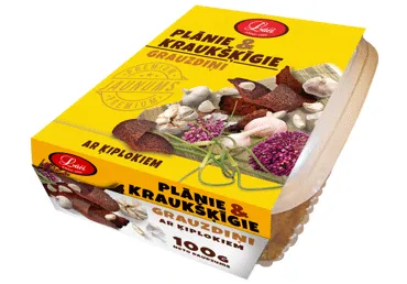 Grauzdiņi LĀČI plānie ar ķiplokiem 100g