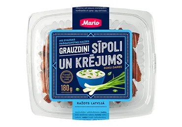 Grauzdiņi MARIO ar sīpolemi un krējumu 180g