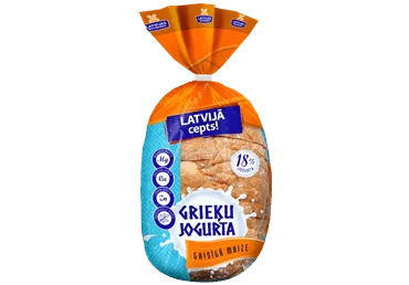 Grieķu jog.baltmaize Latvijā cepts! 300g